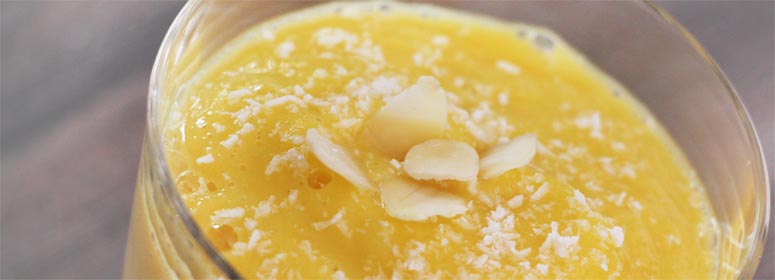 Sanddorn-Banane-Milchshake - das leckere Mix-Getränk