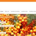 Neue Website des Sanddorn-Unternehmens Christine Berger
