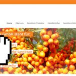 Neue Website des Sanddorn-Unternehmens Christine Berger