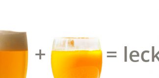 Sofort fertig und fruchtig-lecker: Sanddorn-Weizenbier-Mixgetränk Sanddorn-Weizen-Bier-Mixgetränk selbst gemacht Rezept